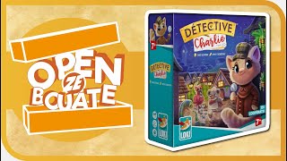 Détective Charlie - Unboxing