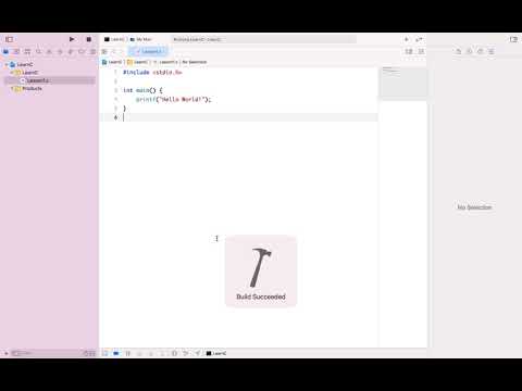 Hướng dẫn lập trình C trên XCode