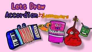 How To Draw Accordion Jammers