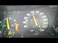 Saab 900 turbo 16v cabrio classic 100 - 250 kph acceleration