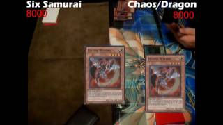 Yugioh Duel: Six Samuari vs Chaos / Dragon - Round 3