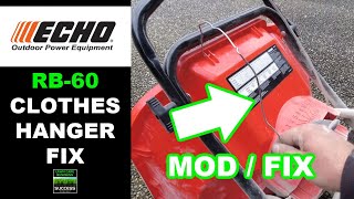 Echo Rb-60 Spreader Clothes Hanger Modification Fix