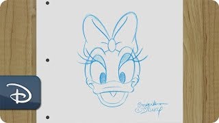 How-To Draw Daisy Duck Disney Parks