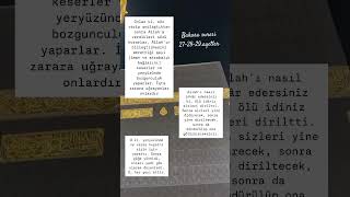 Bakara Suresi 27-28-29.Ayetler Kaynakkuranvemealielmalı Hamdi Yazır Meali