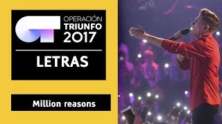 Million Reasons - Raoul Gala 5 Ot 2017 Letra