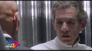 Charles Xavier Visita Magneto Na Prisão De Plástico Cena De X-Men O Filme 2000 Vídeo Clipe