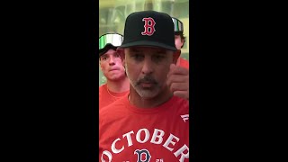 Alex Coras Locker Room Speech After Red Sox Clinch Were Not Here For 162