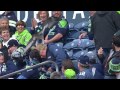Huge Bird Lands On Fan's Head At Seattle Seahawks Game - 11/9/14