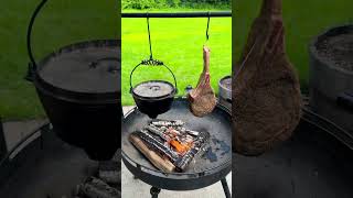 The Cowboy Fire Pit Grill