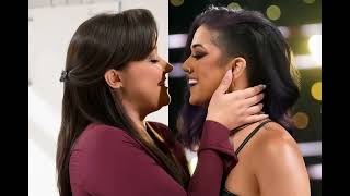 Sinn Sage & Bayley Share A Kiss