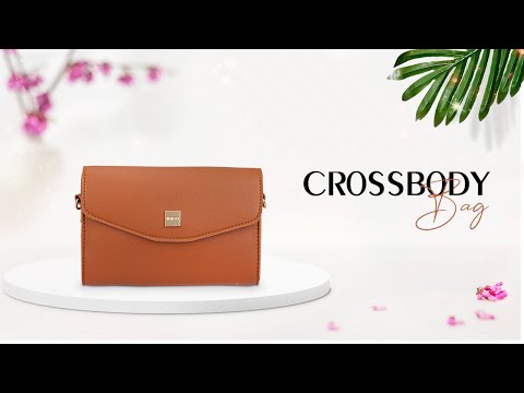 Túi đeo chéo nữ nắp gập dây xích IDIGO FB2-133-00