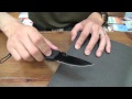 Hollow ground knife convexing / uncut video