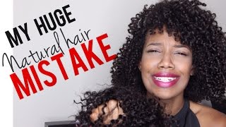 My HUGE Natural Hair MISTAKE | simplybiancaalexa