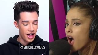 Artists React To James Charles Singing Their Song Pt 2 Ft Ariana Shawn Cardi B Artists React To James Charles Singing Their Song Pt 2 Ft Ariana Shawn Cardi B