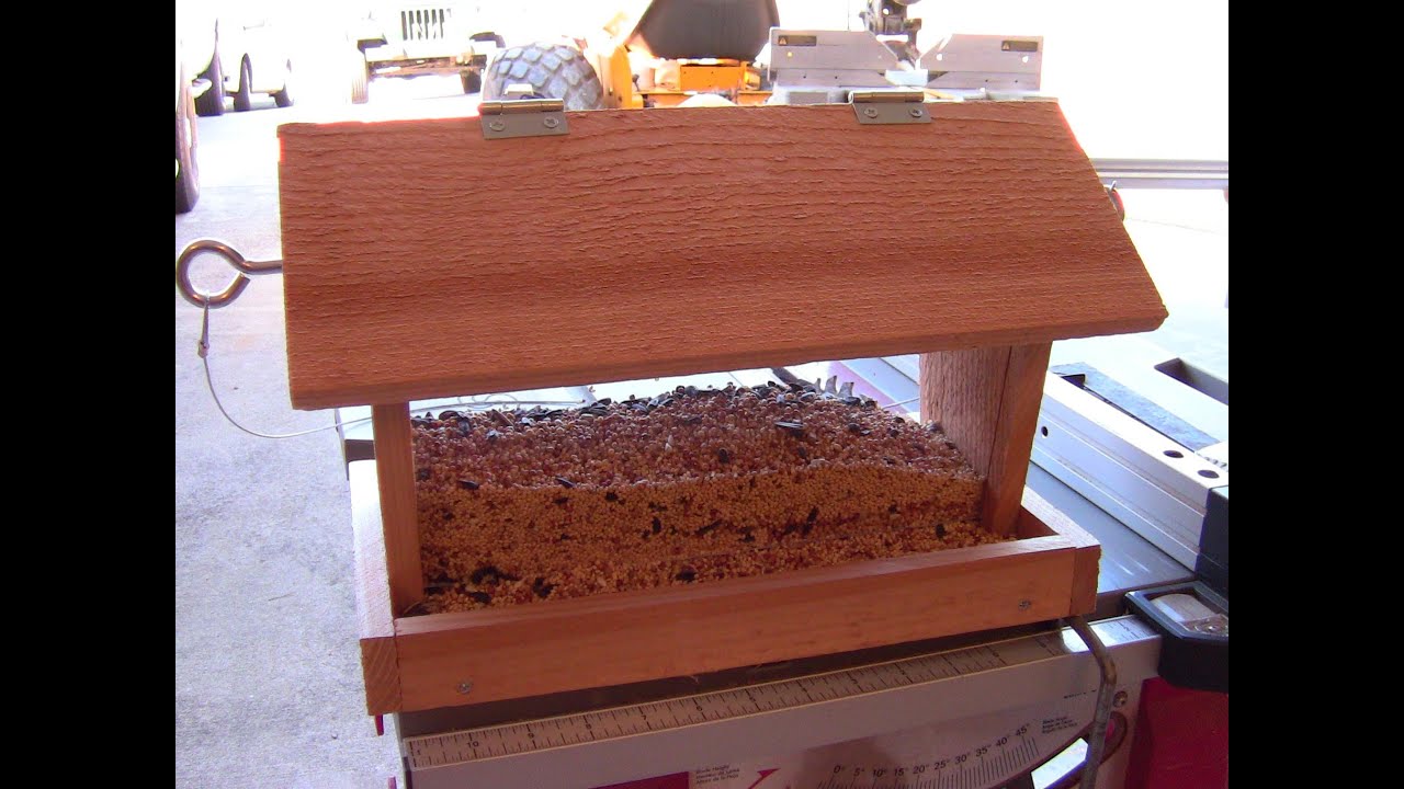 How to Build a Bird Feeder Small DIY woodworking project
