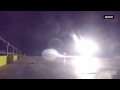 See SpaceX rocket crash landing