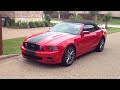 My New 2013 Mustang GT Convertible 6 Speed