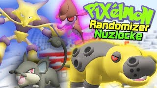 Minecraft Pixelmon Randomizer Nuzlocke - INSANE STARTER CHOICES! (Pixelmon Dark Adventure Map) #1