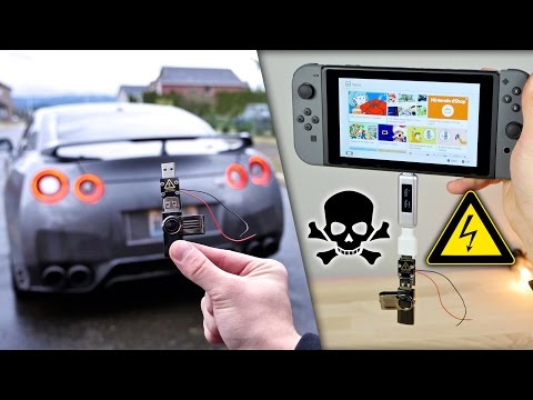 USB Killer vs Nissan GTR & Nintendo Switch - Instant Death?