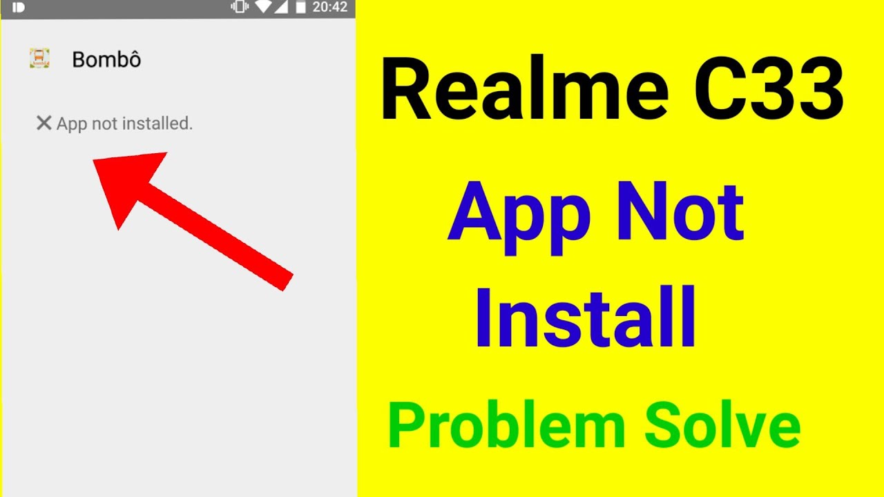 Realme C33 Application Not install Problem Solve Realme C33 Application Not install Problem Solve
