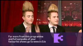 Jedward On Politics Tv3S Friday Late W Vincent Browne