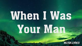 Download lagu Bruno Mars - When I Was Your Man (Mix Lyric Video) | John Legend, Sam Smith,...
