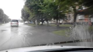 Видео Потоп Магнитогорск Гагарина 08 08 2013 от Евгений Корабельников, улица Гагарина, Магнитогорск, Россия