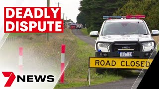 Three men killed as dispute between neighbours ends in deadly confrontation near Warrnambool | 7NEWS