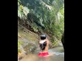 Village Girl Open Bathing River || Nepali Village Girl