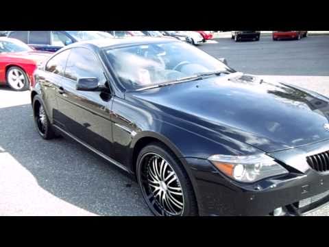 2005 BMW 645Ci For Sale Custom Staggered Rims Pano Roof and Blacked out