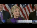 2016 11 09 Hillary Clinton elismerte a vereségét