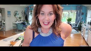 Vlogmas Blue Dress Fashion Show