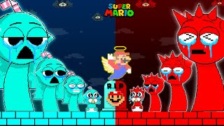 Evolution Of Aqua And Raddy Sprunki R.i.p Mario.... Sad Story
