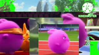 Bigger Sunny Bunnies Stampede Green Screen