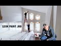 Painting the interior of a house. What it costs.