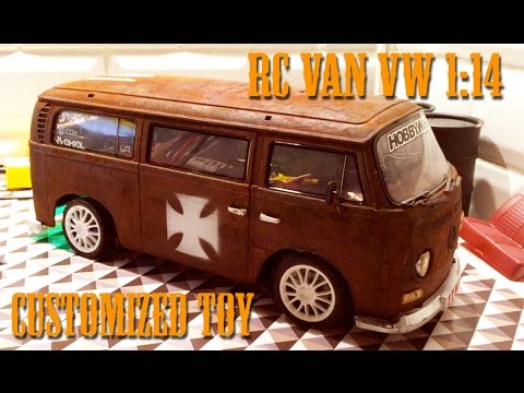 RC VAN VW COMBI 1:14 - CUSTOMIZED TOY - Rusted body View More at:View More at:http://kidstoys.galearn colors, play doh, lego minecraft, surprise video, ice cream, surprise eggs, how to draw, DIY ...
