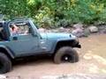 Jeep Wrangler in Mud Pit at Rausch Creek offroad park - 1st pass