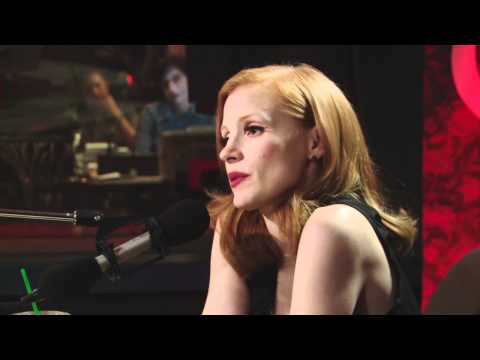 Hollywood ingenue Jessica Chastain in Studio Q