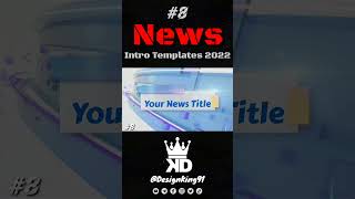 News Intro Template 8 For Youtube News Channels No Text No Copyright Free Download