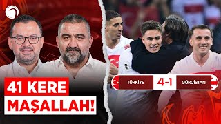 Canli Türkiye - Gürcistan Maç Sonu Ümit Özat, Emre Zabunoğlu Sky Spor