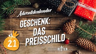 21. Tür | Geschenk: Das Preisschild | Adventskalender 2020