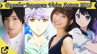 Top 200 Popular Japanese Voice Actors 2018