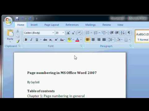 Dissertation Page Numbering Ms Word
