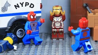 Lego Superhero Two Spiderman on Time Machine