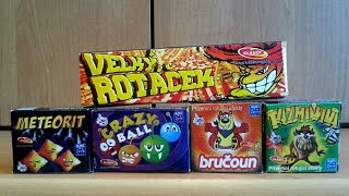 Pirobajery od Klaska - Tazmania, Velky Rotacek, Brucon, Meteorit i Crazy Balls