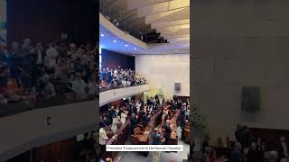 President Trump Arrives In The Knesset Chamber
