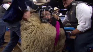 Mutton Bustin At The Houston Rodeo On March 10, 2022