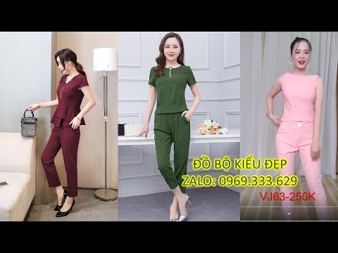 Set bộ công sở sang trọng, phong cách trẻ trung năng động | đồ bộ kiểu TPHCM