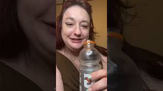 Chugs A Sports Drink - Burps In Between Each Gulp