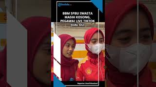 Spbu Swasta Tetap Buka Saat Bbm Kosong, Pegawai Spbu Pilih Live Tiktok